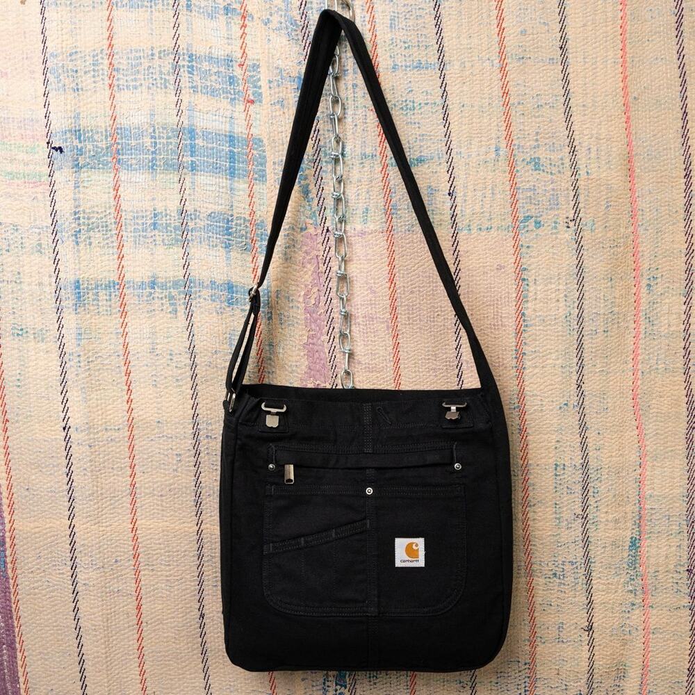 Custom Upcycled carhartt tote bag / crossbody bag - Picture 8 of 8